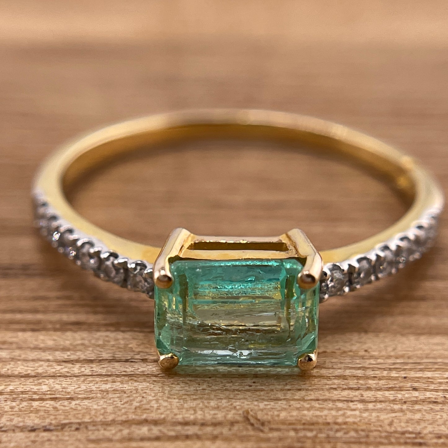 Kolumbianischer Smaragd Ring Gr. 53